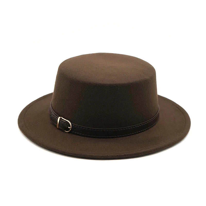 Chapeau Fedora Plat Classy Chic – Image 10