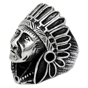 Bague Tête d'Indien