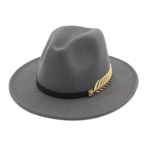 Chapeau Fedora Style British Plume – Image 5