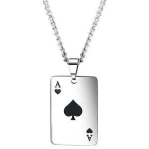 Collier unisexe As de Pique