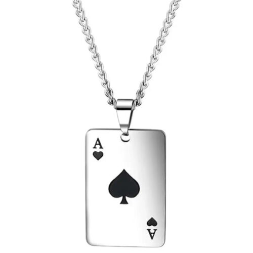 Collier unisexe As de Pique
