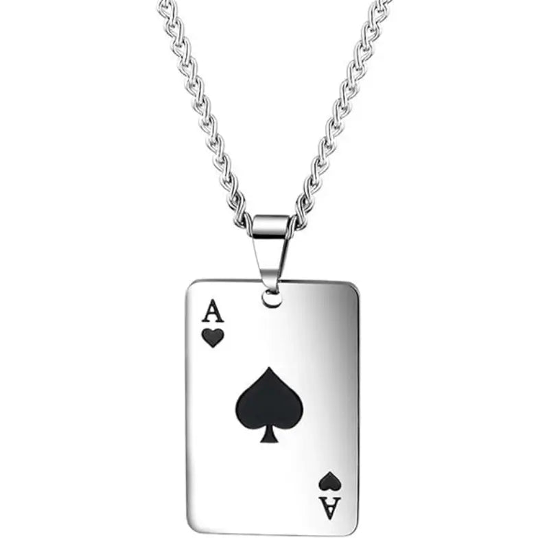 Collier unisexe As de Pique