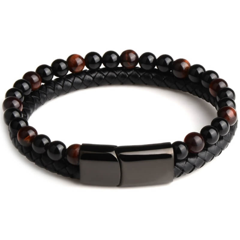 Bracelet Johnny Hallyday en Cuir – Image 2