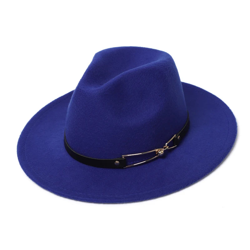 Chapeau Fedora Classy Chic Anneau Doré – Image 6