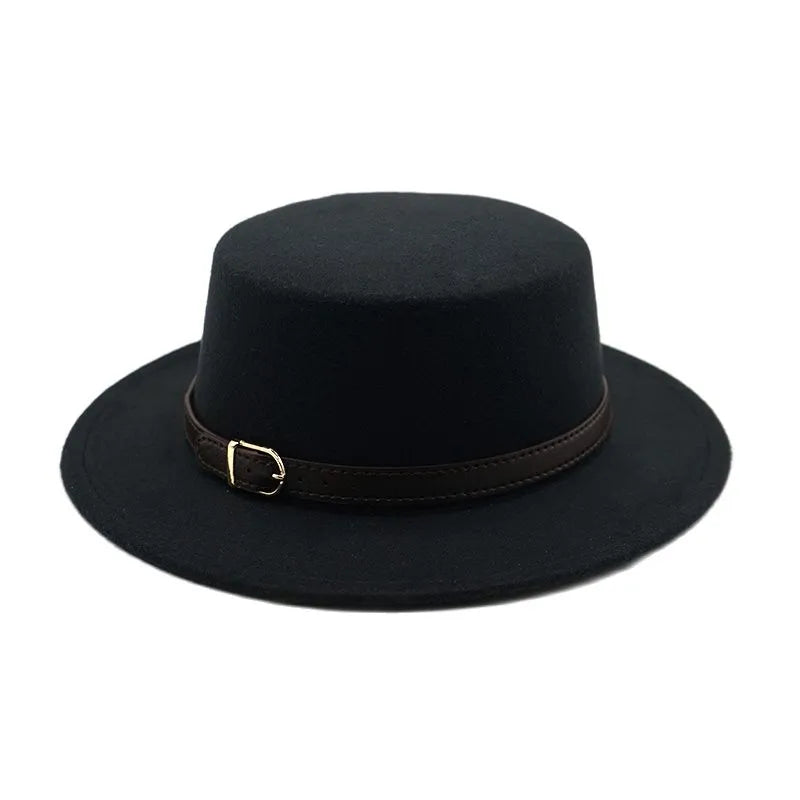 Chapeau Fedora Plat Classy Chic – Image 2