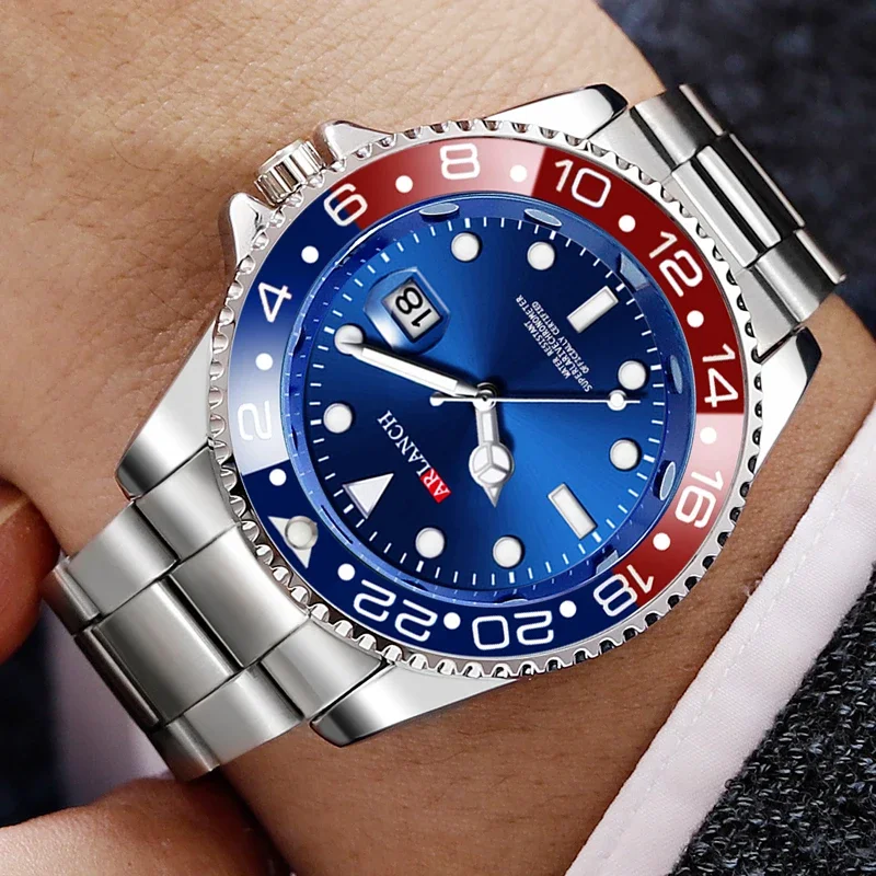 Montre pour homme style business en acier – Image 3