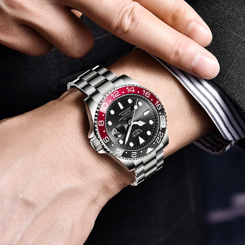 Montre homme LIGE de marque haut de gamme – Image 3
