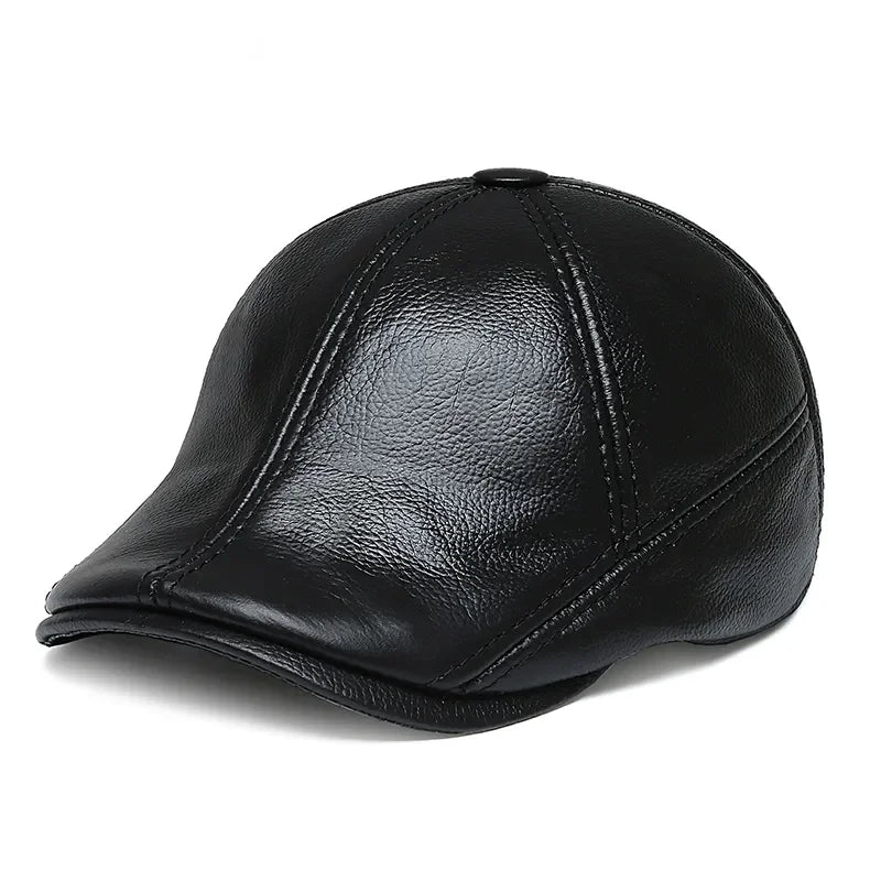 Béret en Cuir Homme - Cache Oreille – Image 3