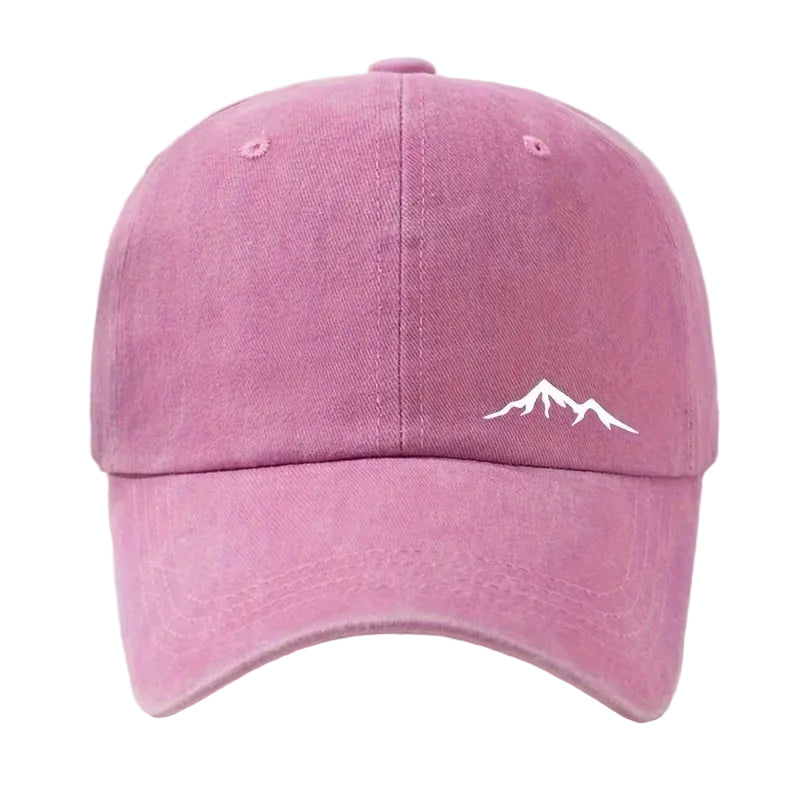 Casquette Baseball Effet Délavé – Broderie Montagne – Image 2
