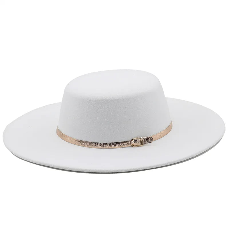 Chapeau Fedora Coton avec Bande Boucle Métallique – Image 5