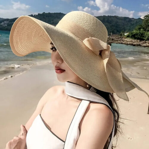 S400616d4d174449ebcd0a566aa5b0d8bE.jpg Chapeau de Paille Large - Femme