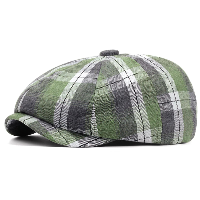 Béret Casquette Gavroche à Carreaux – Image 2