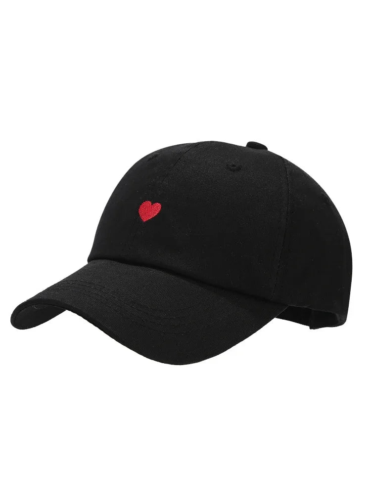 Casquette Minimaliste avec Cœur Brodé - Amor – Image 2