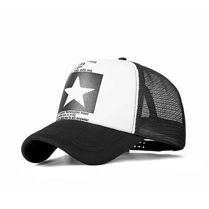 Casquette Trucker Étoile – Style Urbain et Respirant – Image 6