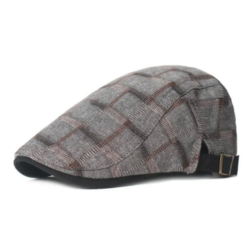 S62daa264b7b74acda284fb3f5991965dk.jpg Béret Homme – Design À Carreaux Classique