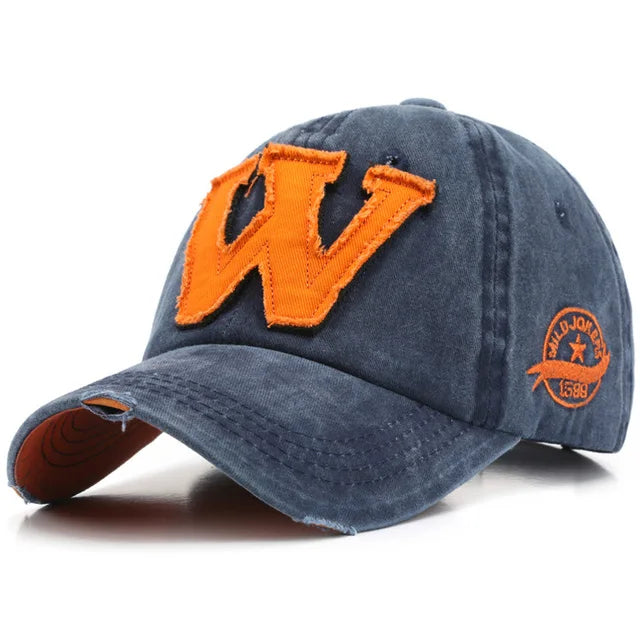Casquette Baseball Unisexe Vintage Lettre W – Westside – Image 7
