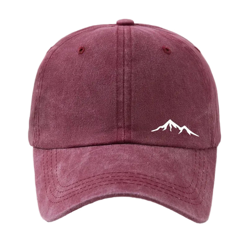 Casquette Baseball Effet Délavé – Broderie Montagne – Image 6