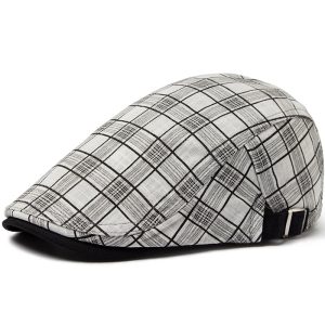 Béret Homme Réglable en Coton