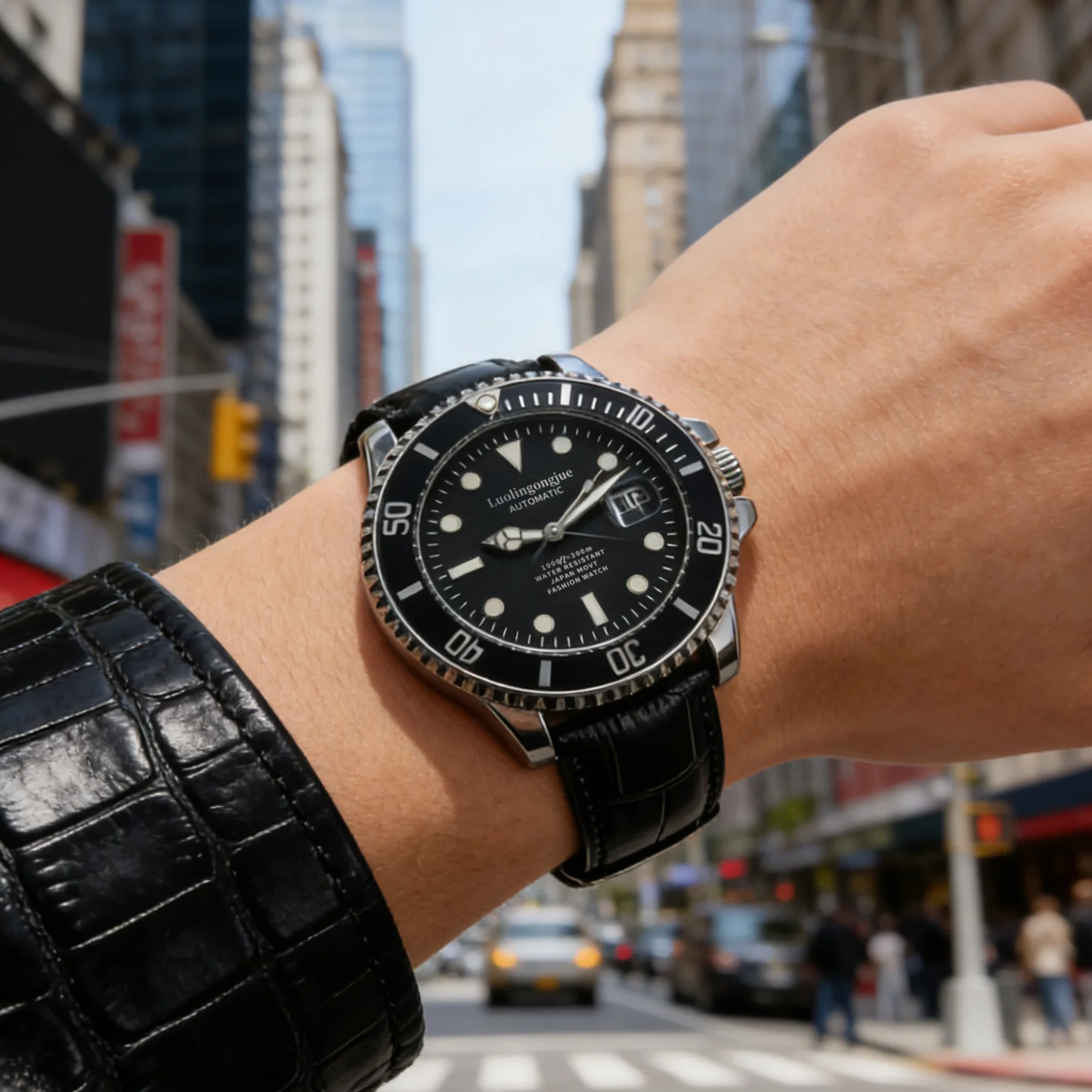 Montre de luxe pour homme au design squelette style – Image 7