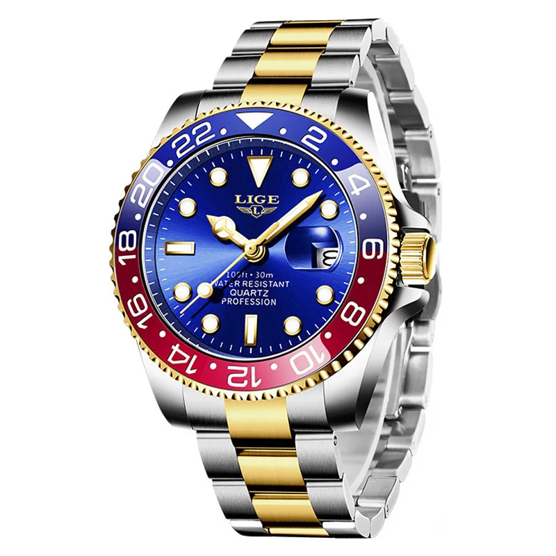 Montre homme LIGE de marque haut de gamme – Image 4