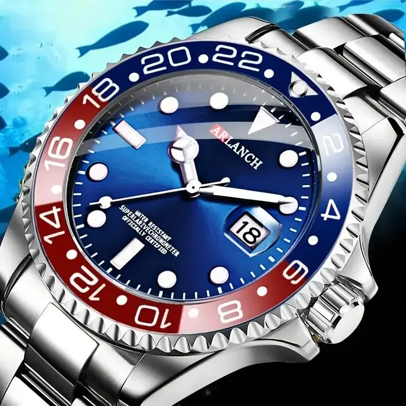 Montre pour homme style business en acier