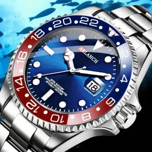 Montre pour homme style business en acier