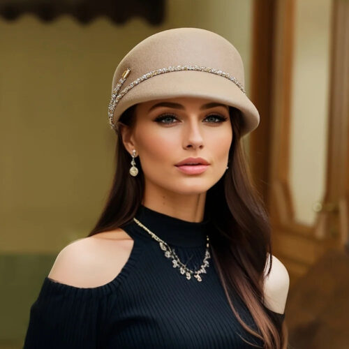 S8a2202c2340049f1ab10eb9fe553c8e6c.jpg Chapeau Cloche Melon Femme - Charm