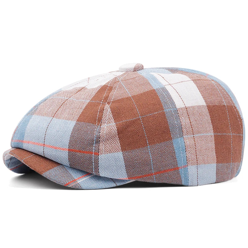 Béret Casquette Gavroche à Carreaux – Image 4