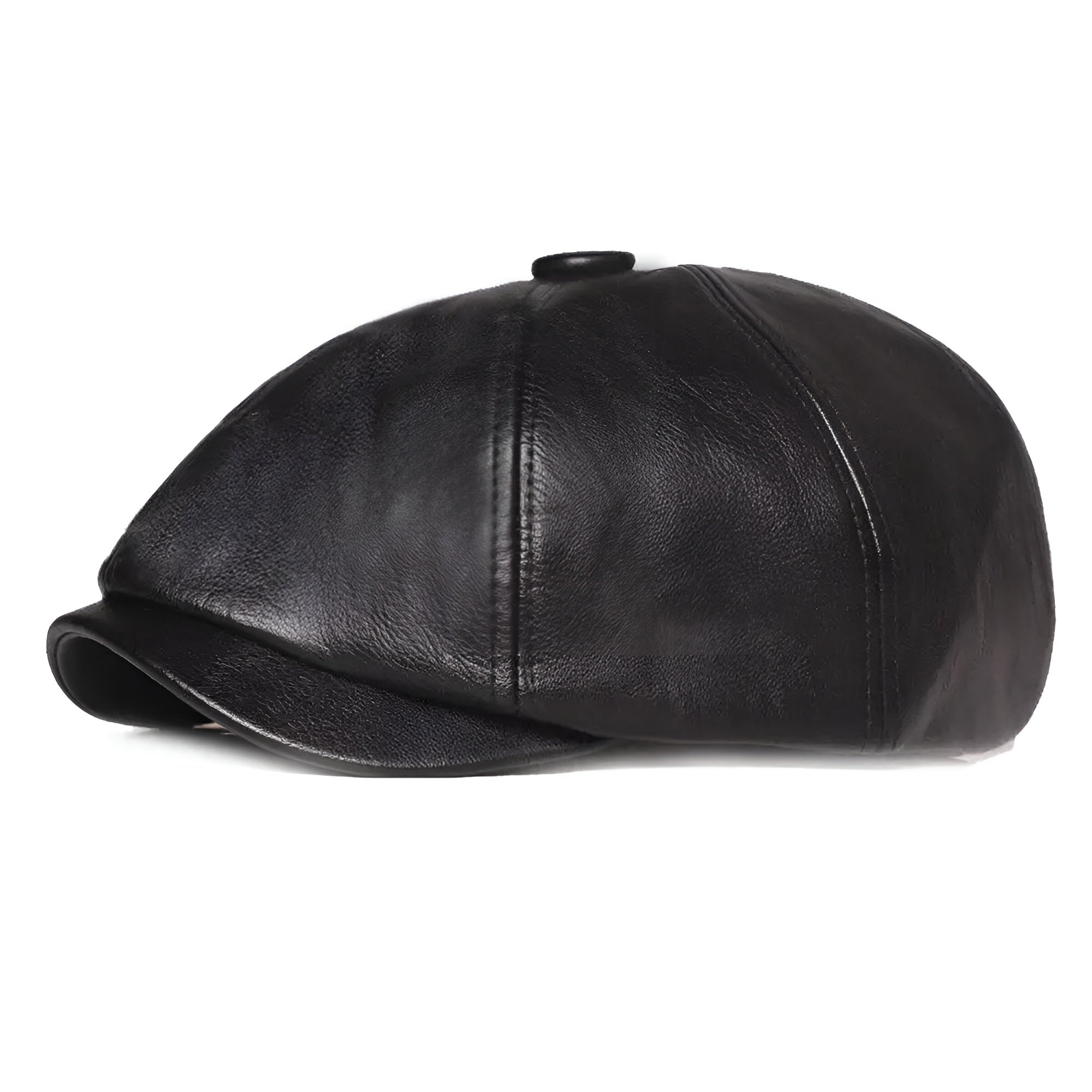 Casquette Gavroche Cuir Authentique – Image 2