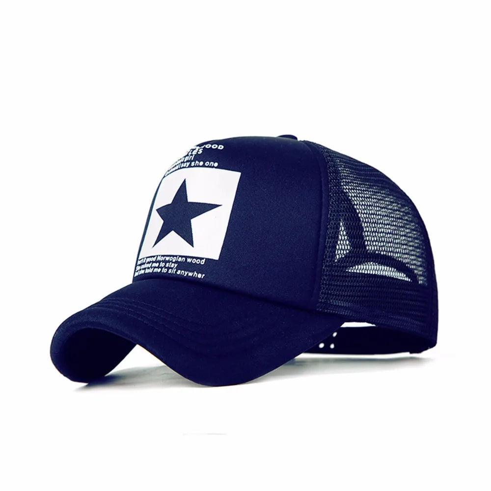 Casquette Trucker Étoile – Style Urbain et Respirant – Image 3