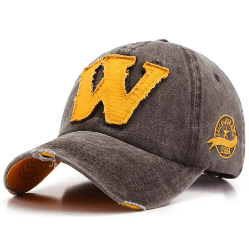Casquette Baseball Unisexe Vintage Lettre W – Westside – Image 5