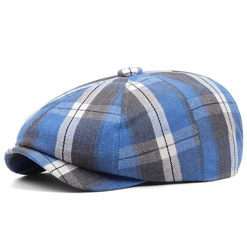 Béret Casquette Gavroche à Carreaux – Image 3