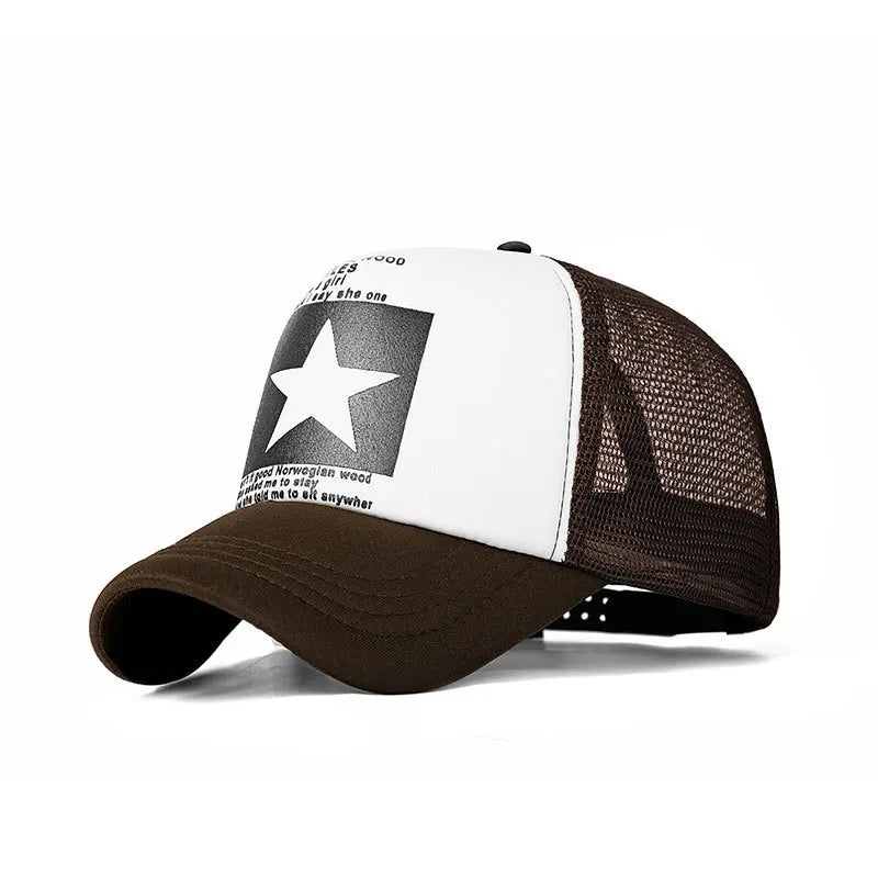 Casquette Trucker Étoile – Style Urbain et Respirant – Image 4