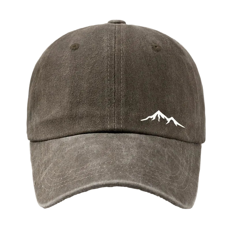 Casquette Baseball Effet Délavé – Broderie Montagne – Image 8