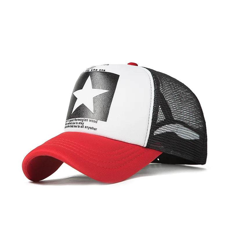 Casquette Trucker Étoile – Style Urbain et Respirant – Image 5