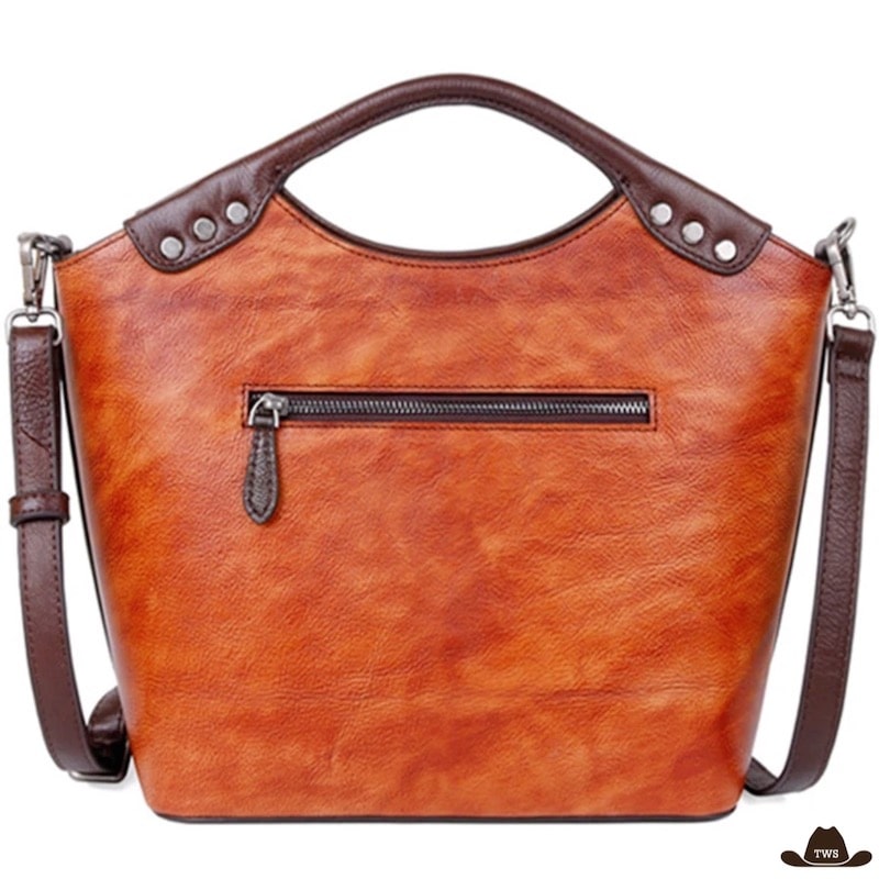 Sac Floral Cuir