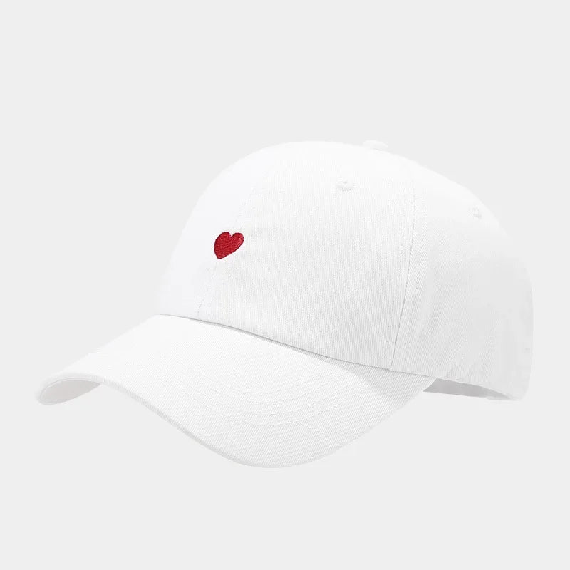 Casquette Minimaliste avec Cœur Brodé - Amor – Image 4