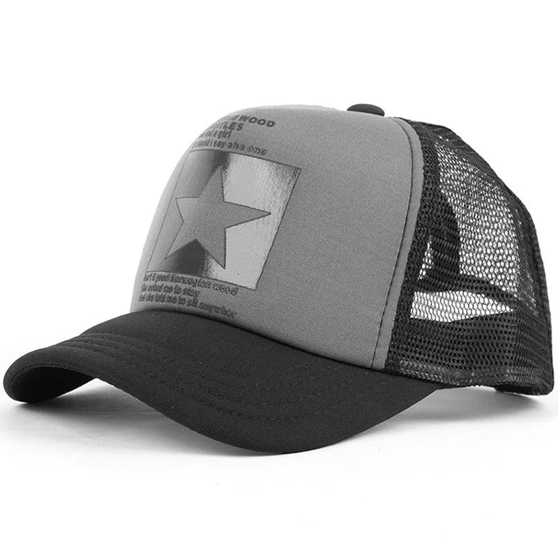 Casquette Trucker Étoile – Style Urbain et Respirant – Image 7