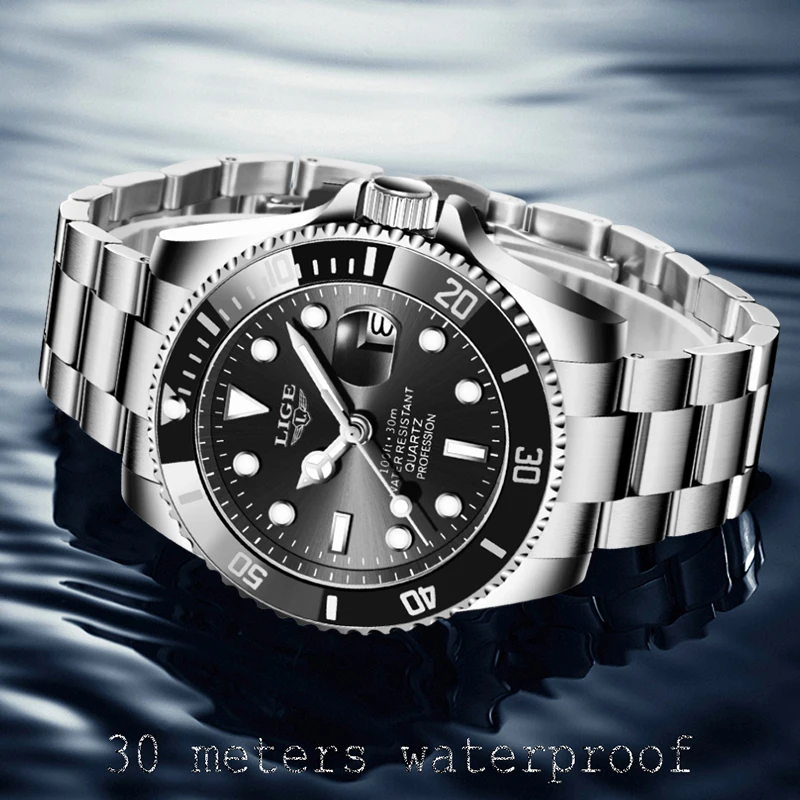 Montre pour homme LIGE – Luxe et élégance – Image 2