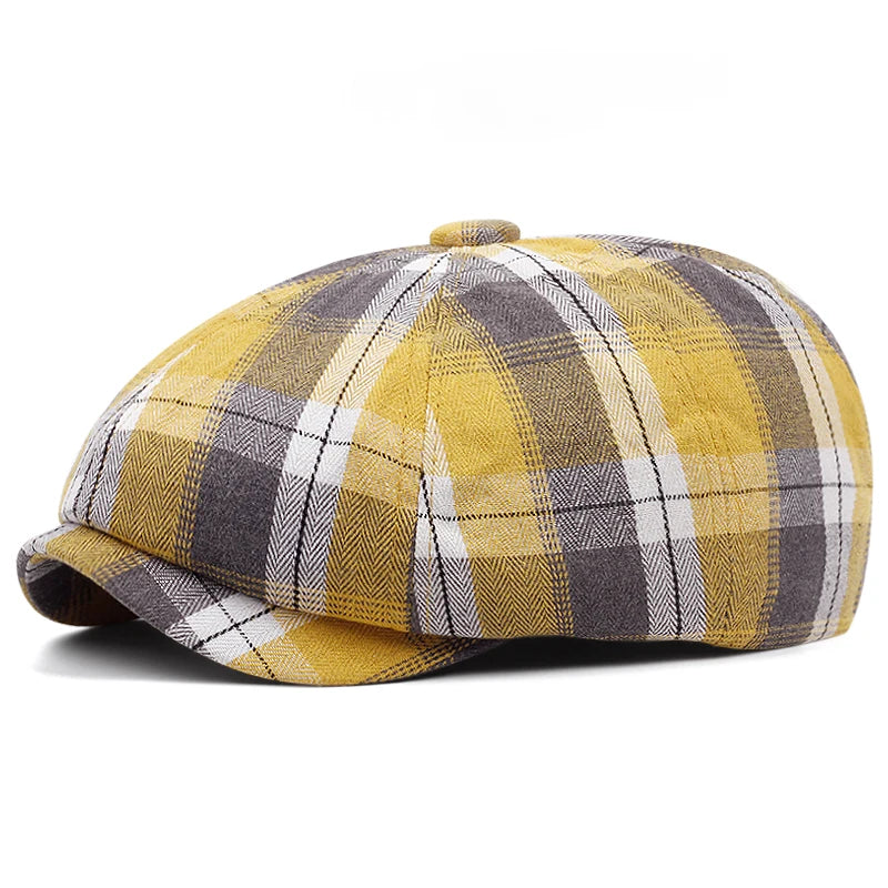 Béret Casquette Gavroche à Carreaux – Image 6