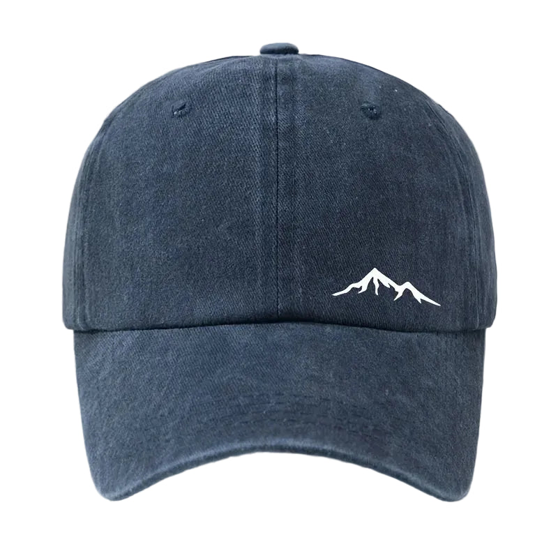 Casquette Baseball Effet Délavé – Broderie Montagne – Image 4