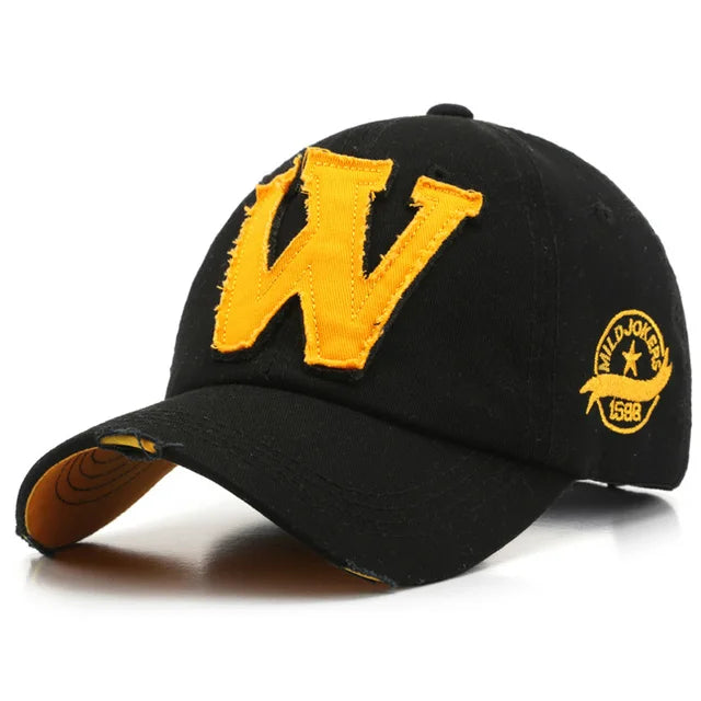 Casquette Baseball Unisexe Vintage Lettre W – Westside – Image 6