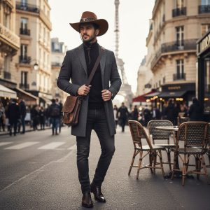 Chapeau Cowboy Style Western – Bandeau Clouté