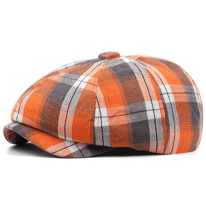 Béret Casquette Gavroche à Carreaux – Image 5