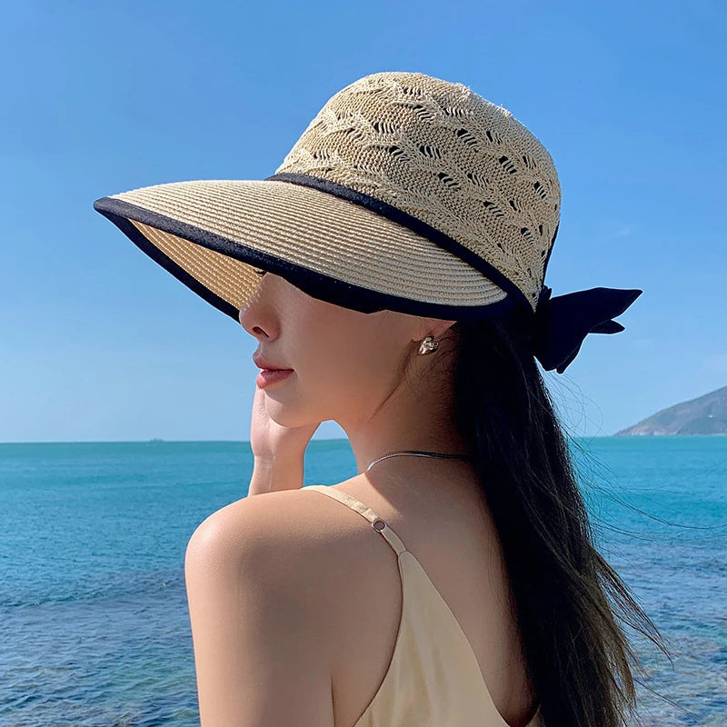 Chapeau de Paille Large Visière - Beachy – Image 4