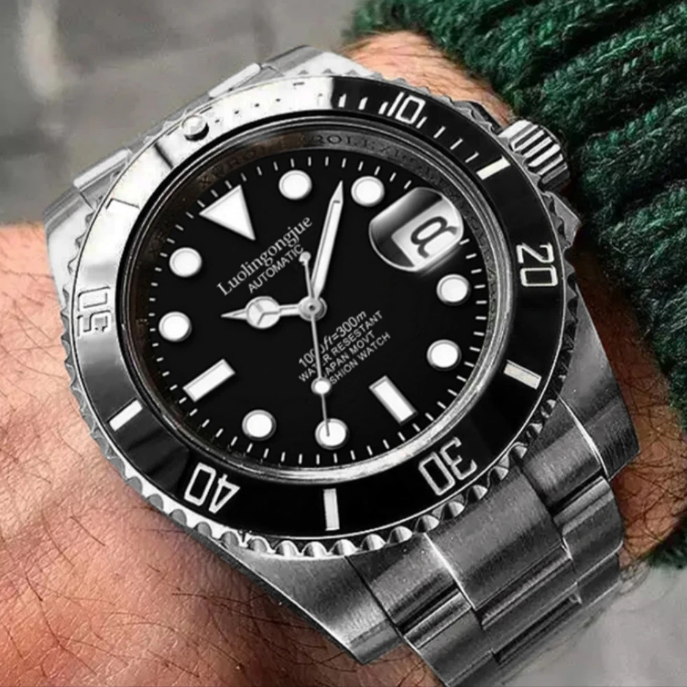 Montre de luxe pour homme au design squelette style – Image 2