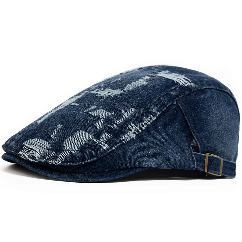 Béret Denim Déchiré Mixte - UrbanChic – Image 5
