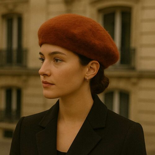 Béret Basque Femme Fourrure