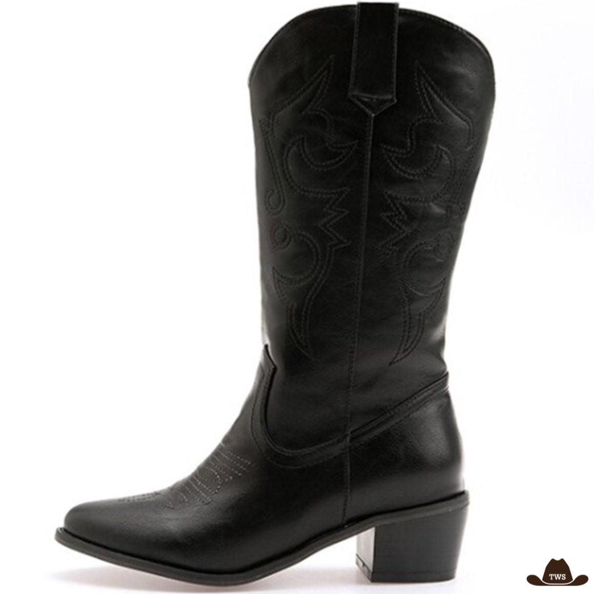 Boots Country Noires Femmes