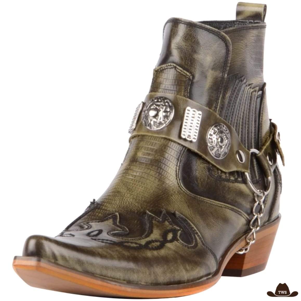 Boots Western Kaki – Image 2